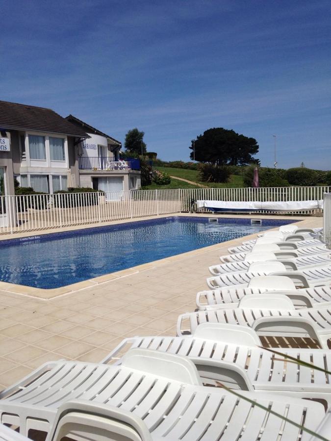 Maison 6 Pers Belle Vue Mer Piscine, Plage A 40 M Trévou-Tréguignec المظهر الخارجي الصورة