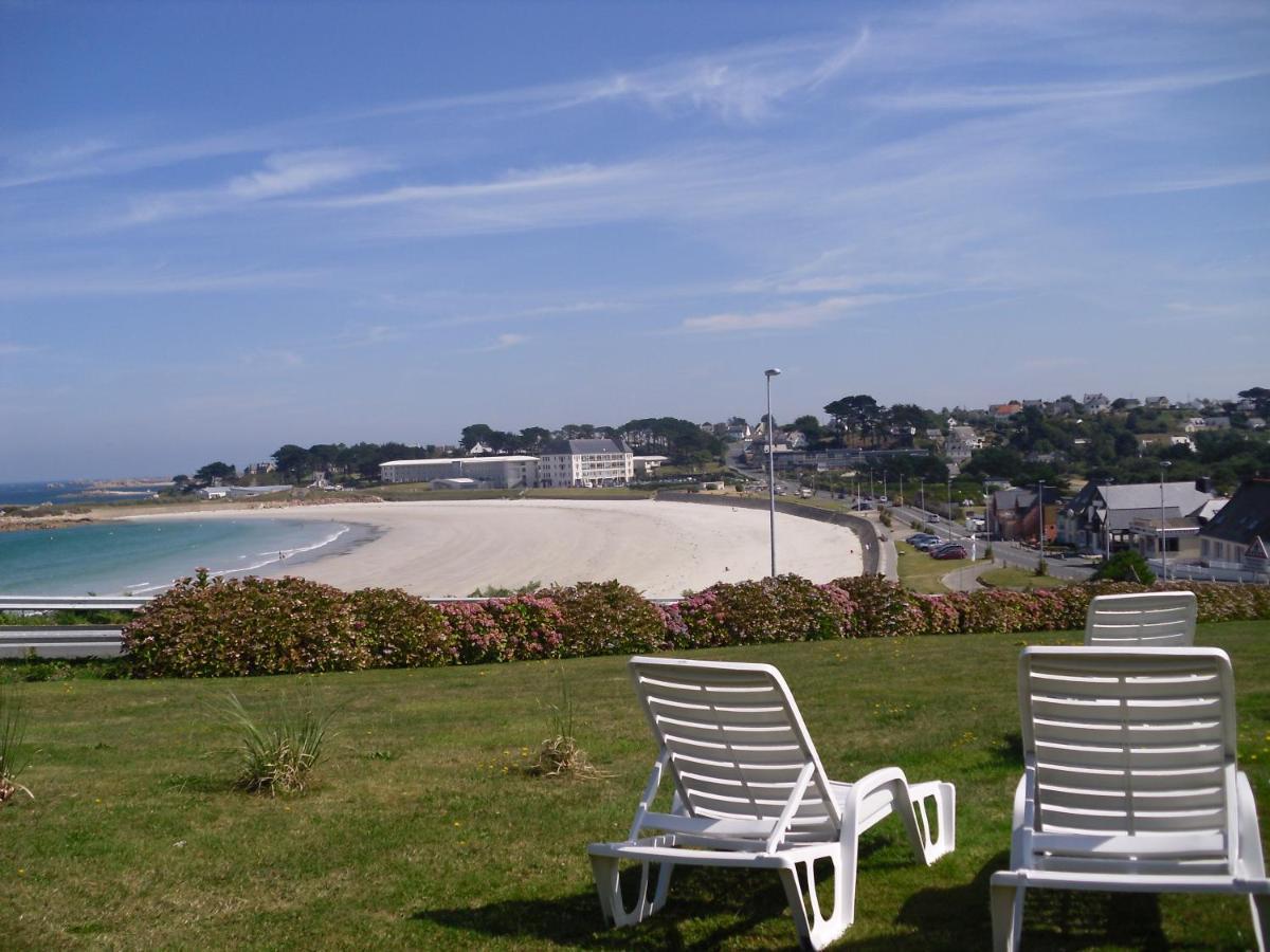 Maison 6 Pers Belle Vue Mer Piscine, Plage A 40 M Trévou-Tréguignec المظهر الخارجي الصورة