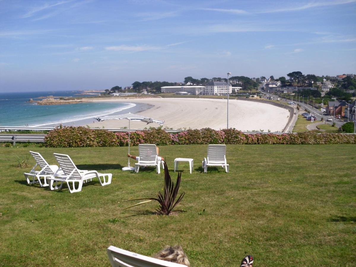 Maison 6 Pers Belle Vue Mer Piscine, Plage A 40 M Trévou-Tréguignec المظهر الخارجي الصورة